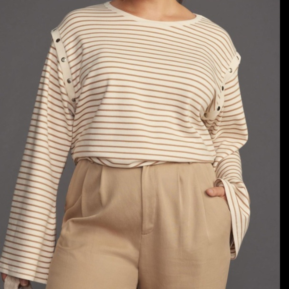 Anthropologie Maeve Striped Sweater